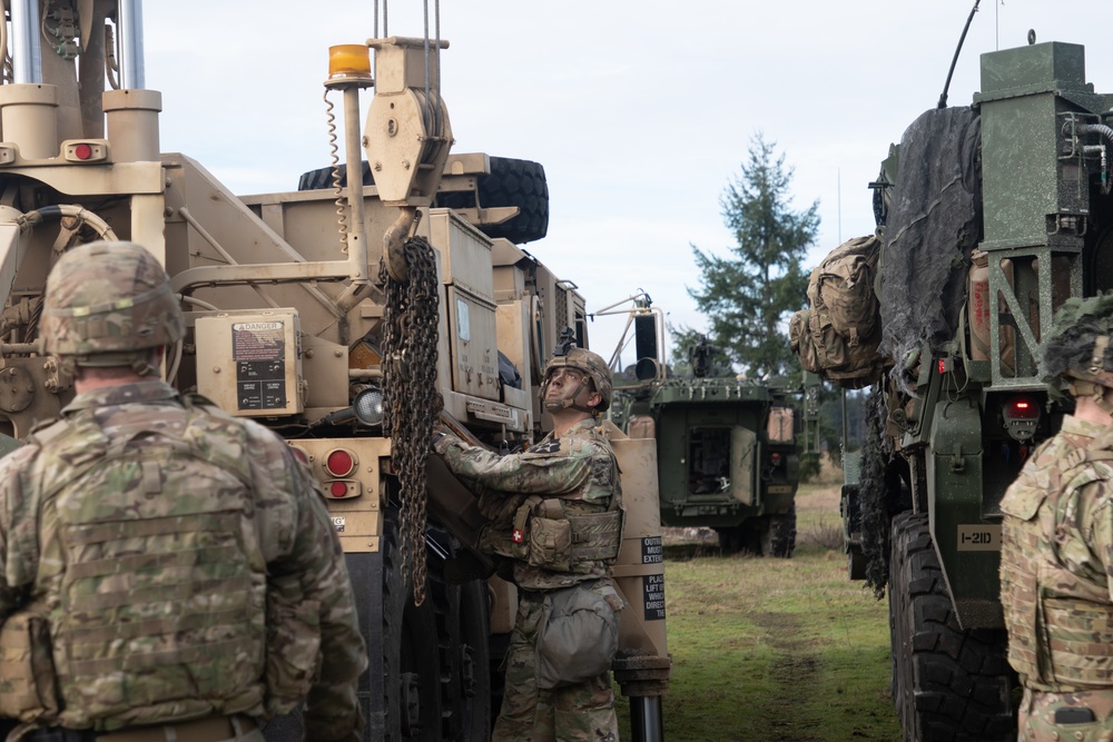 23rd Brigade Engineer Battalion Conduct a Mine Clearing Line Charge Live Fire Exercise