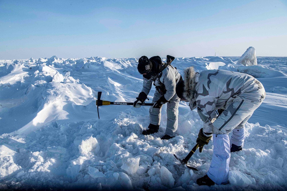 Navy SEALs, Norwegian Naval Special Operations Commandos Enhance Arctic Security