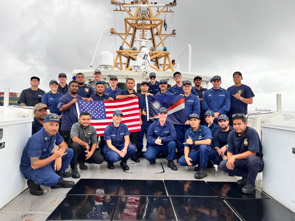 U.S. Coast Guard conducts patrol with Marshallese partners under Operation Blue Pacific