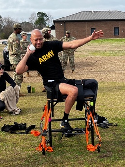 Adaptive sports take your mind off your problems.