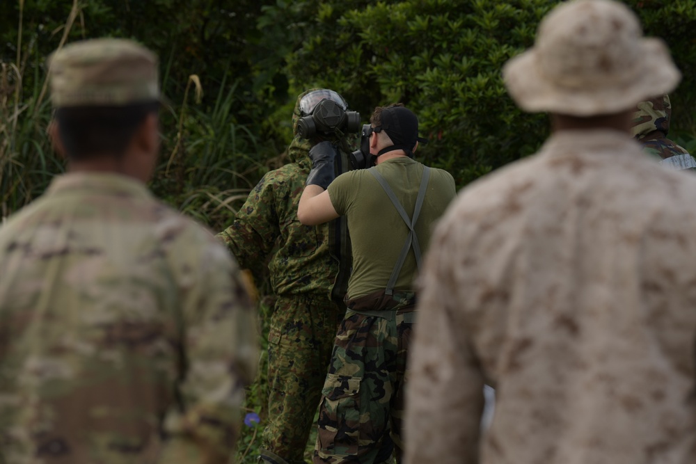 Kadena hosts joint, bilateral CBRN training