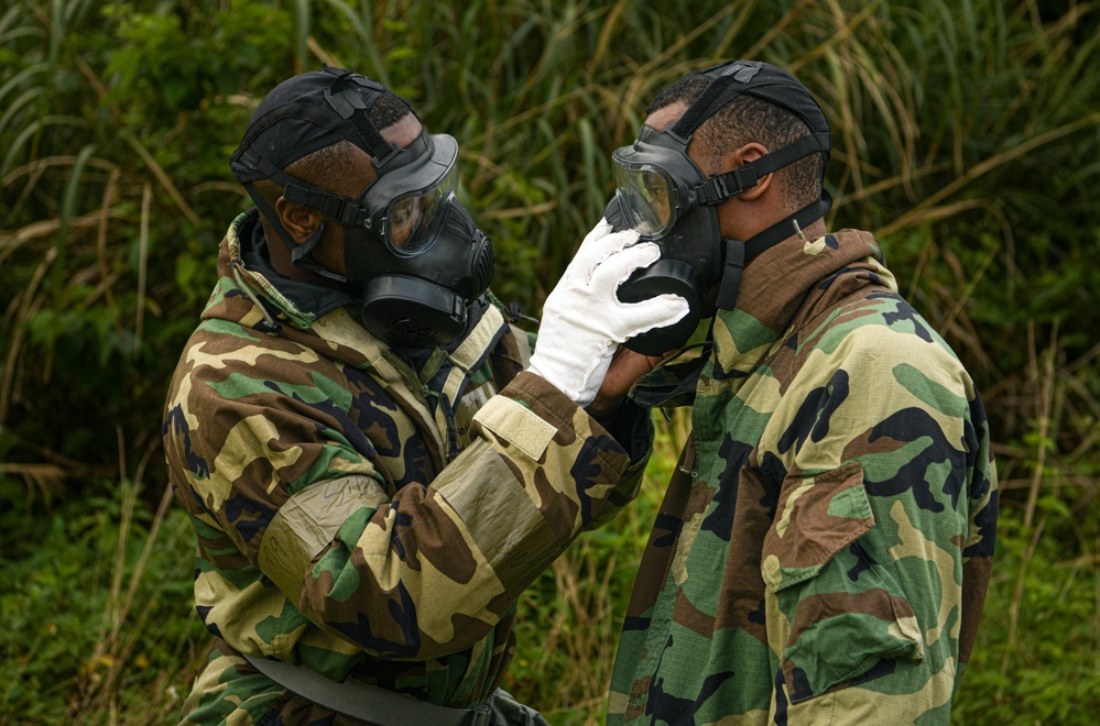 Kadena hosts joint, bilateral CBRN training