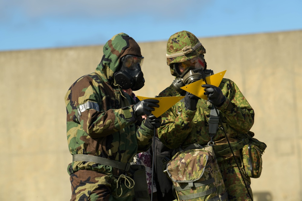 Kadena hosts joint, bilateral CBRN training