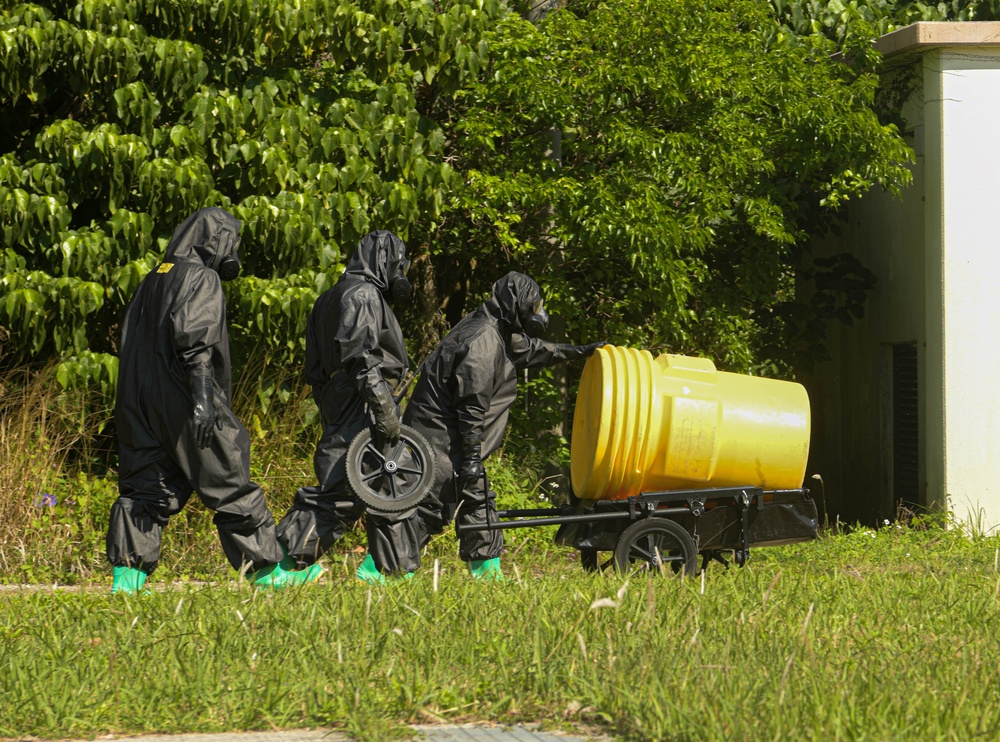 Kadena hosts joint, bilateral CBRN training