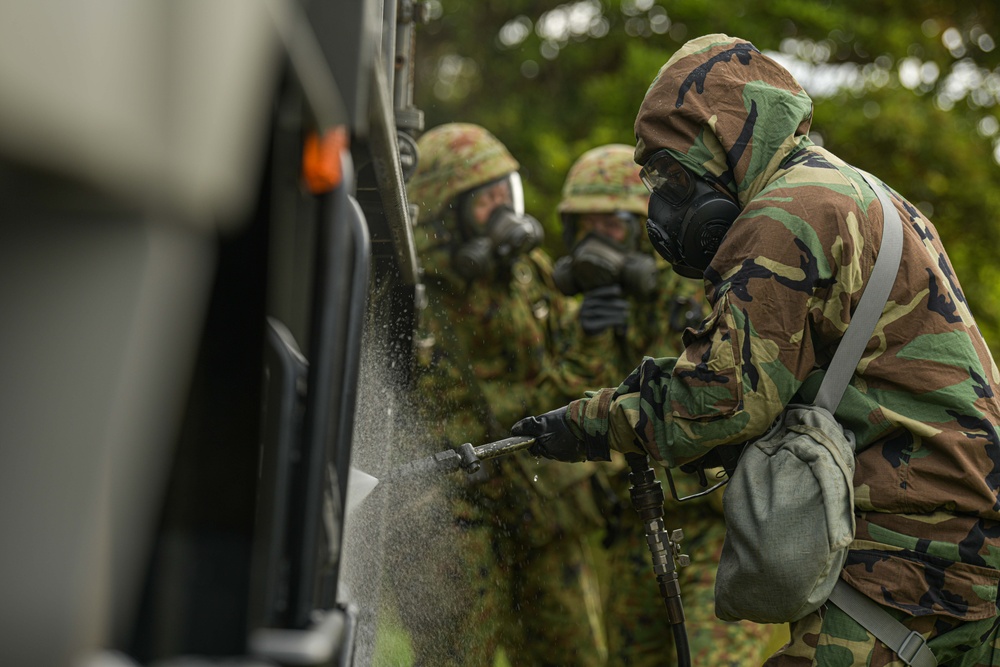 Kadena hosts joint, bilateral CBRN training