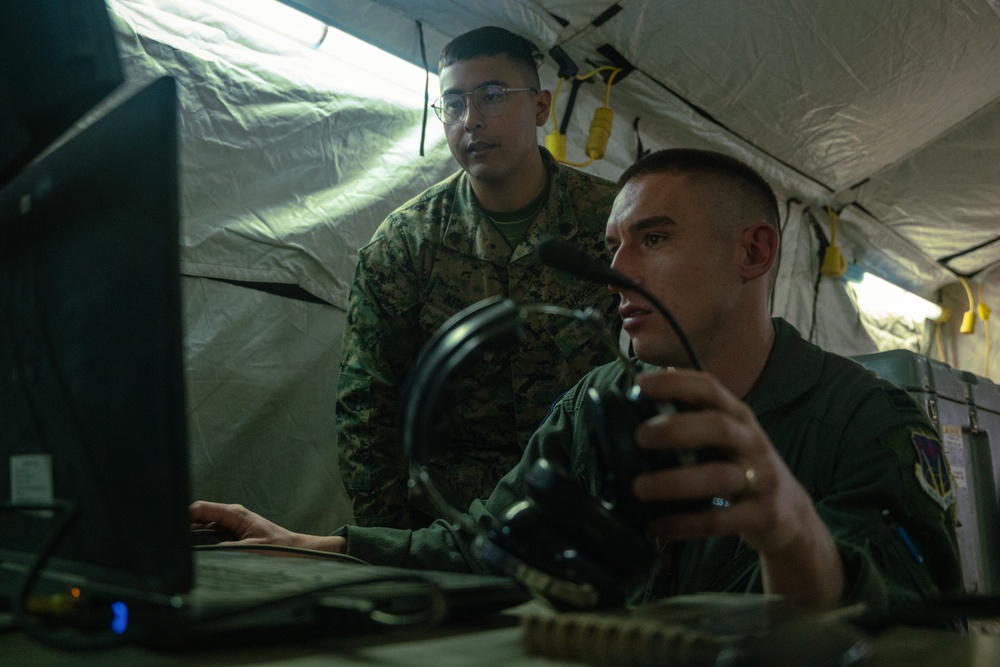 U.S. Marines with Marine Air Support Squadron - 6 participate in Virtual Flag 24