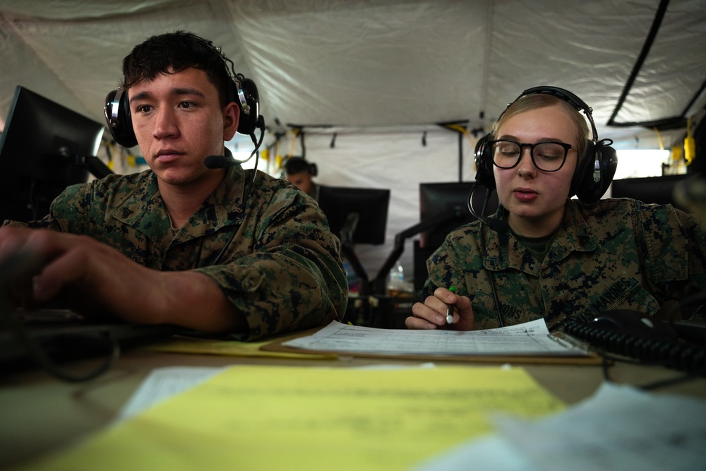 U.S. Marines with Marine Air Support Squadron 6 participate in Virtual Flag 24