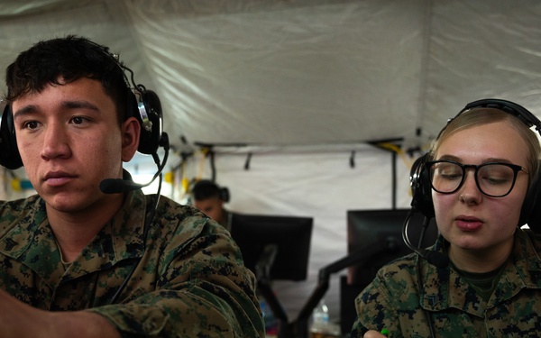 U.S. Marines with Marine Air Support Squadron 6 participate in Virtual Flag 24