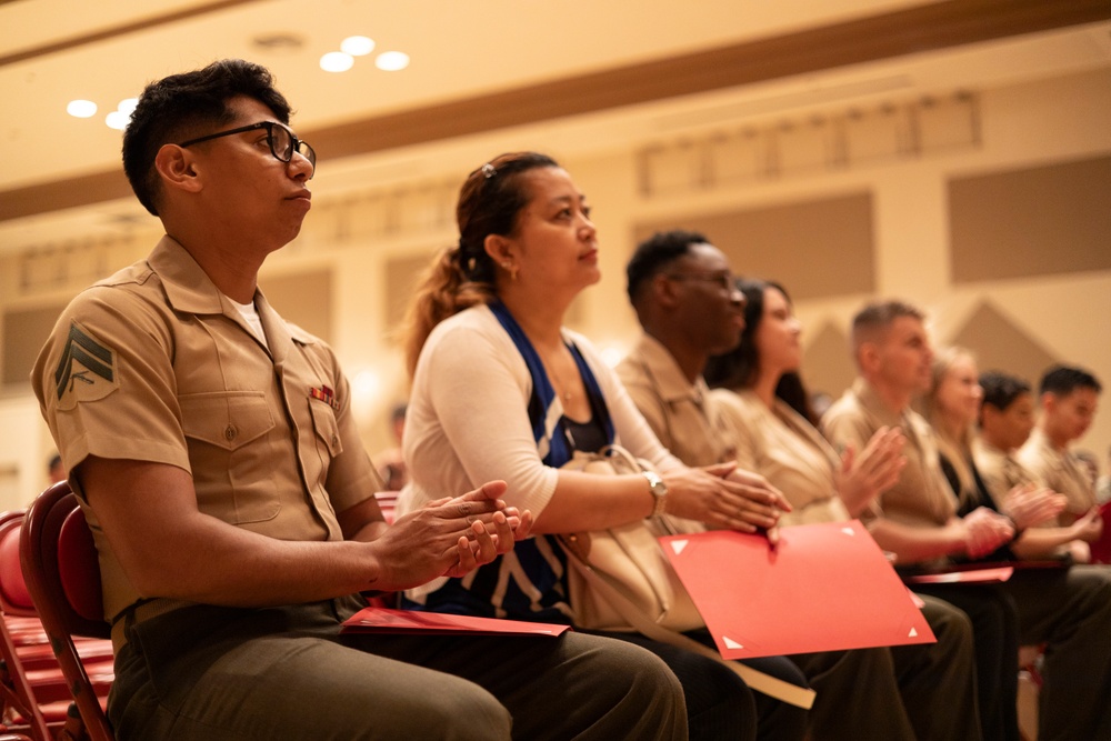 Camp Foster hosts naturalization ceremony, welcomes eight new US citizens from six different countries