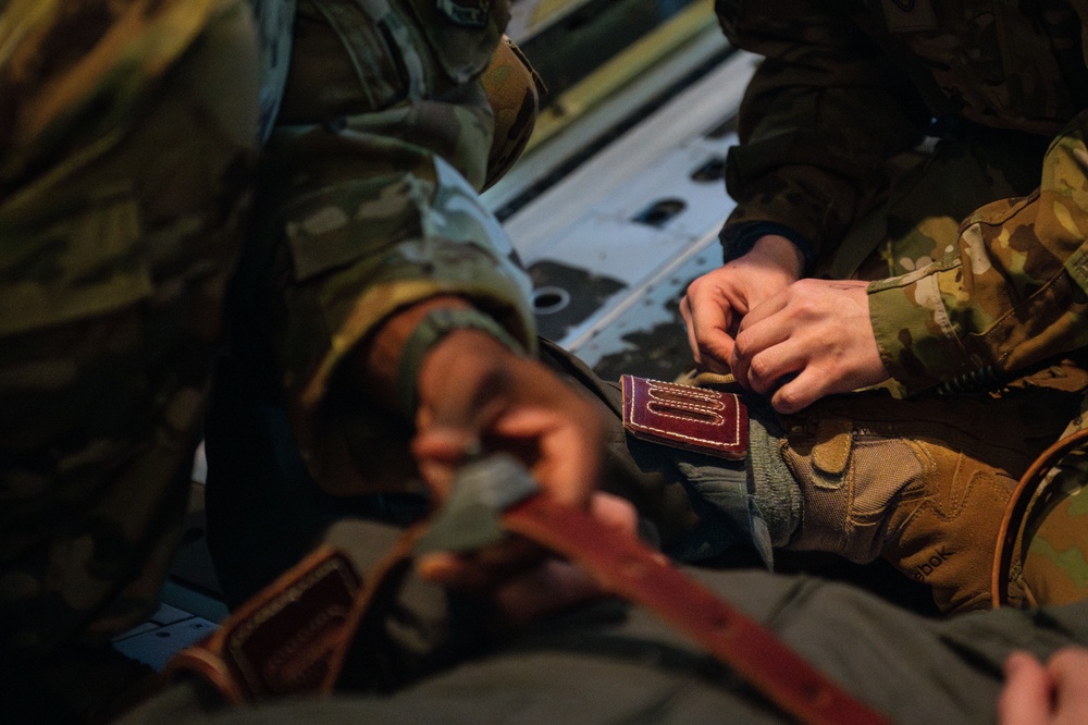 U.S. Air Force demonstrates aeromedical evacuation procedures with Bangladesh