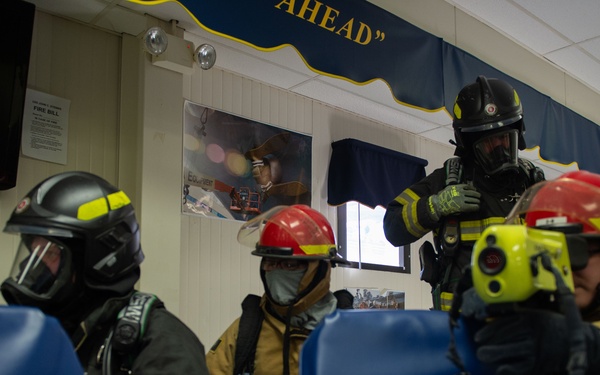 USS John C. Stennis (CVN 74) Fire Drill