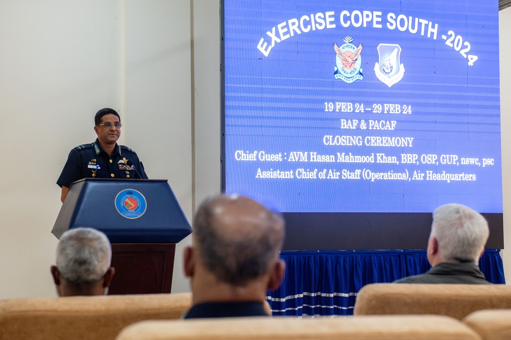 Cope South 2024 closes out with excelling partnerships between U.S., Bangladesh Air Forces