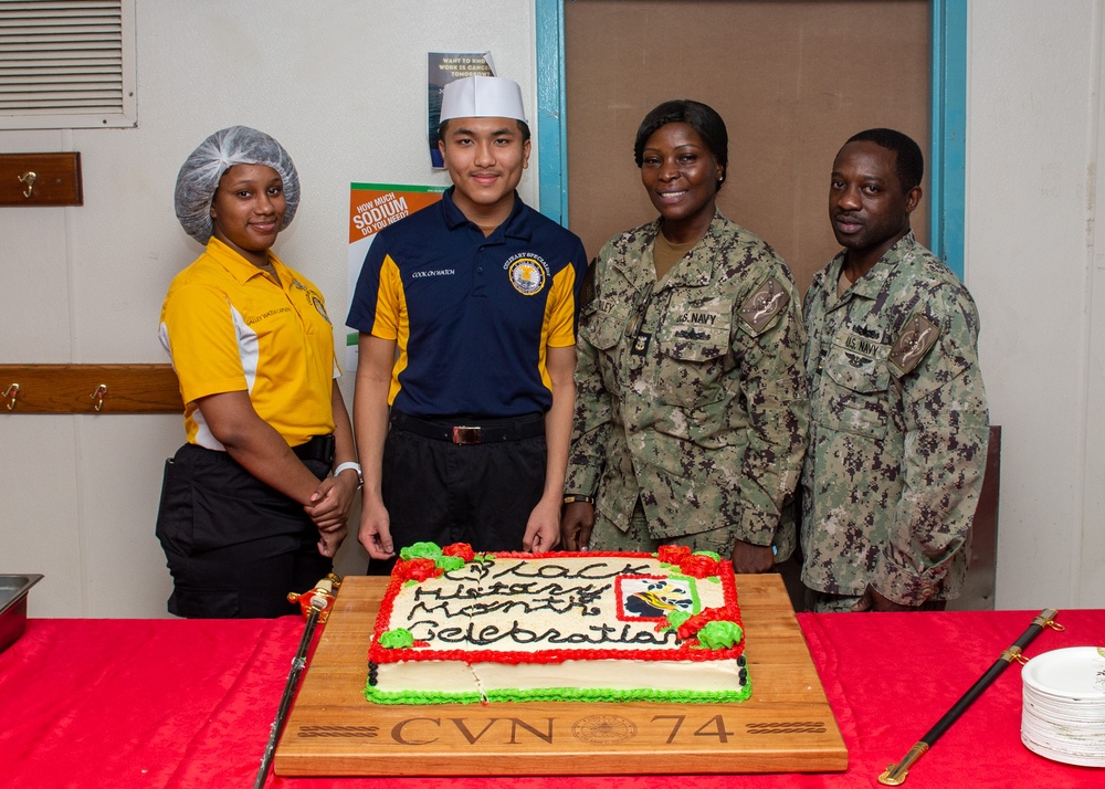 USS John C. Stennis (CVN 74) Black History Month Celebration