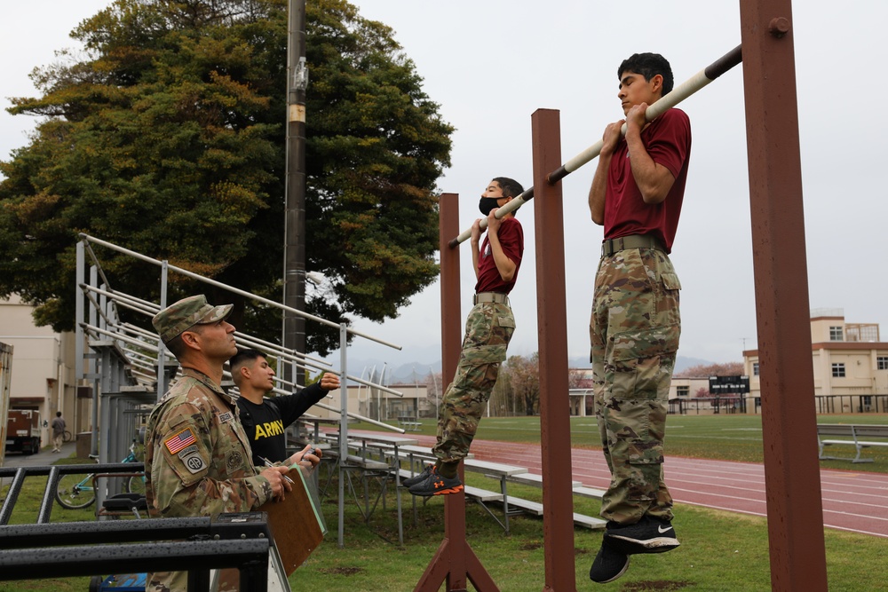 JROTC cadets at Camp Zama enhance teamwork, camaraderie through ‘Cadet Challenge’ event