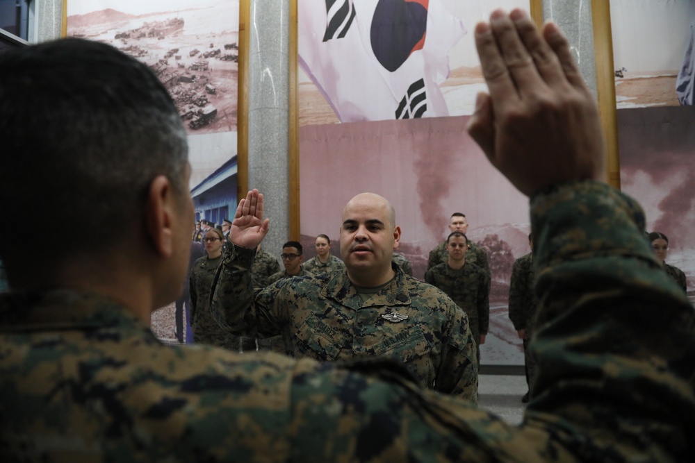 MARFORK Re-Enlistment, Award