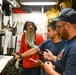 U.S. Coast Guard Cutter Harriet Lane conducts drills in South Pacific Ocean