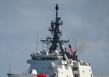 U.S. Coast Guard Cutter Bertholf arrives in Singapore