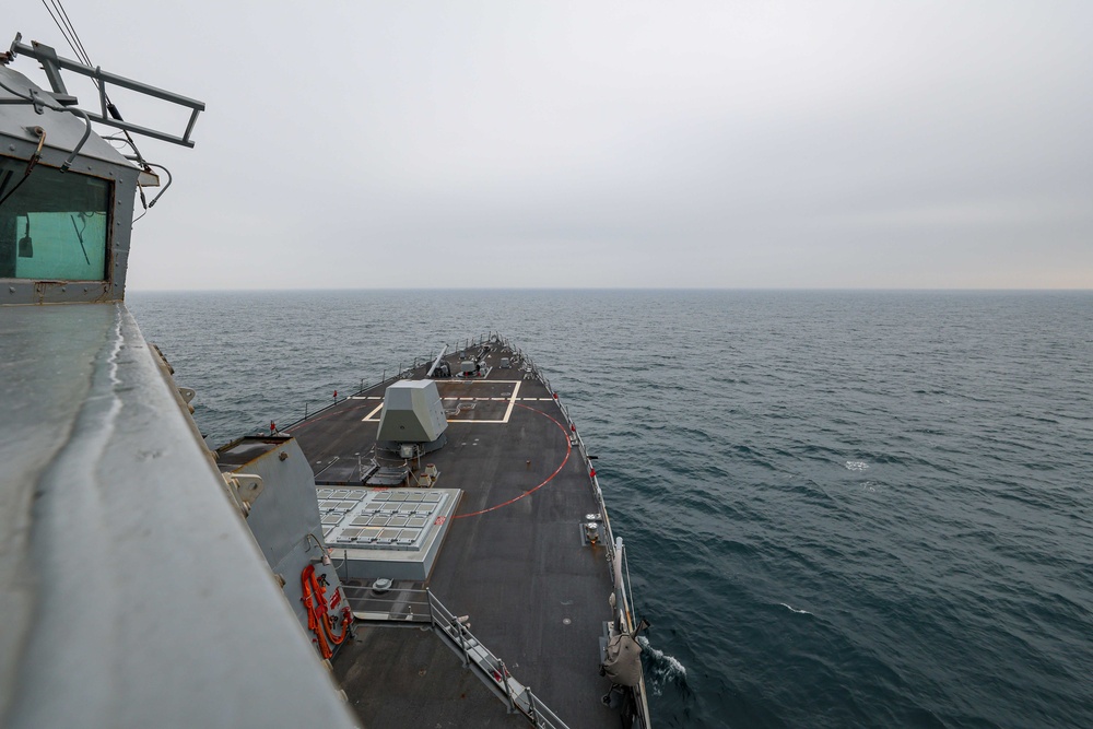 USS John Finn Conducts Taiwan Strait Transit