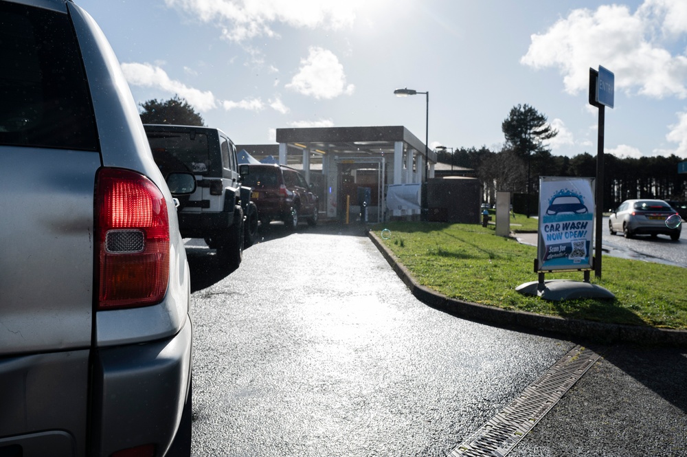 RAF Mildenhall opens new car wash