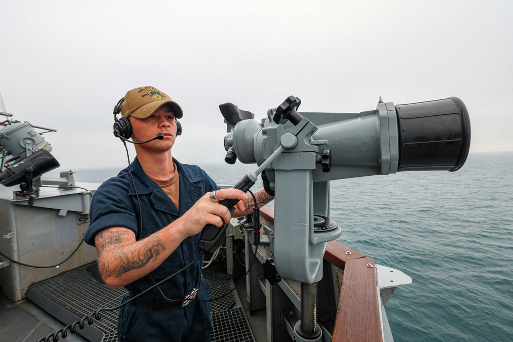 USS John Finn Conducts Taiwan Strait Transit