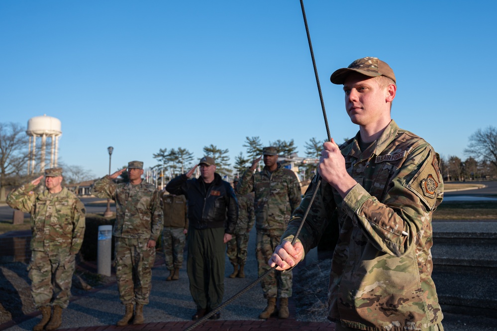 87th ABW initiates wing retreat ceremony