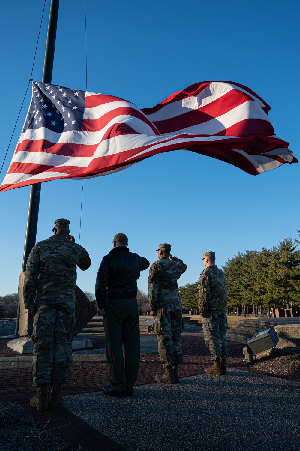 87th ABW initiates wing retreat ceremony