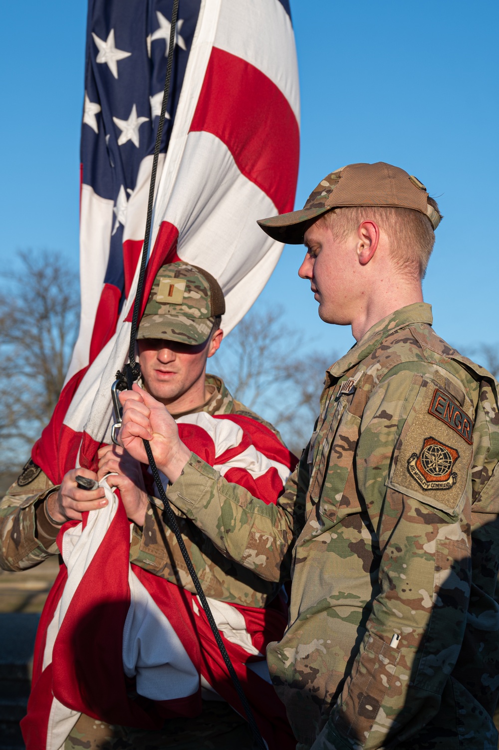 87th ABW initiates wing retreat ceremony