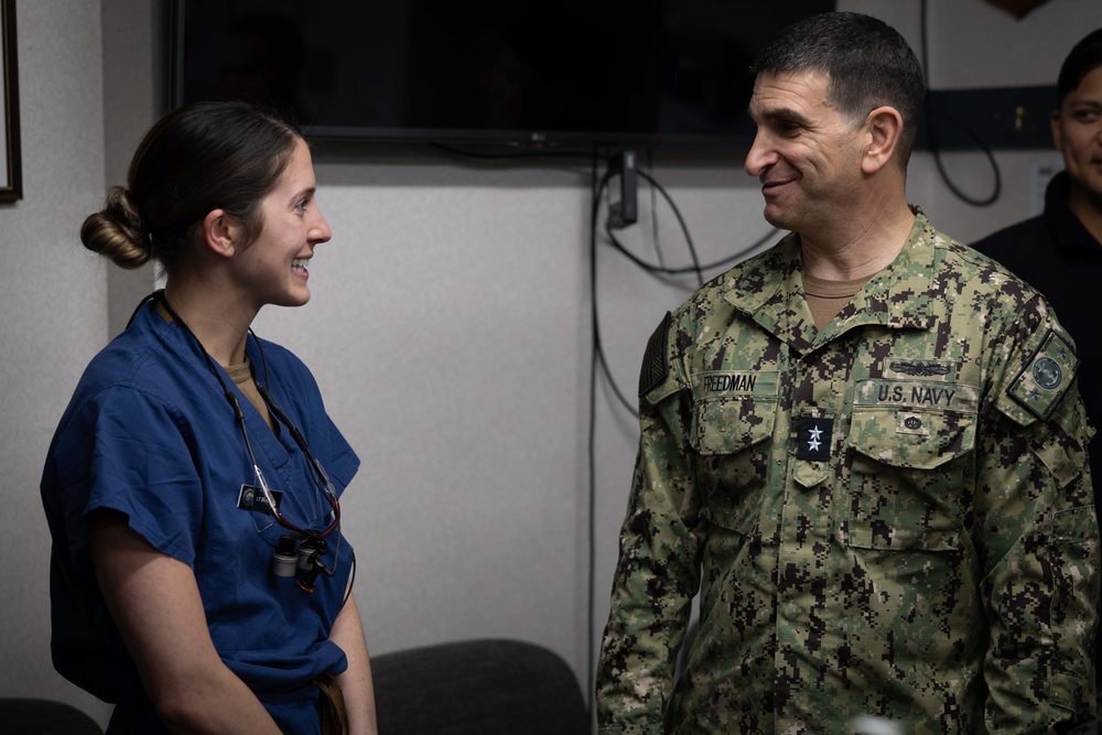 Deputy Surgeon General of the Navy Visits PCU JFK