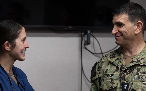 Deputy Surgeon General of the Navy Visits PCU JFK