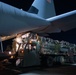 Airmen, Soldiers load AFCENT C-130s with humanitarian aid bound for Gaza