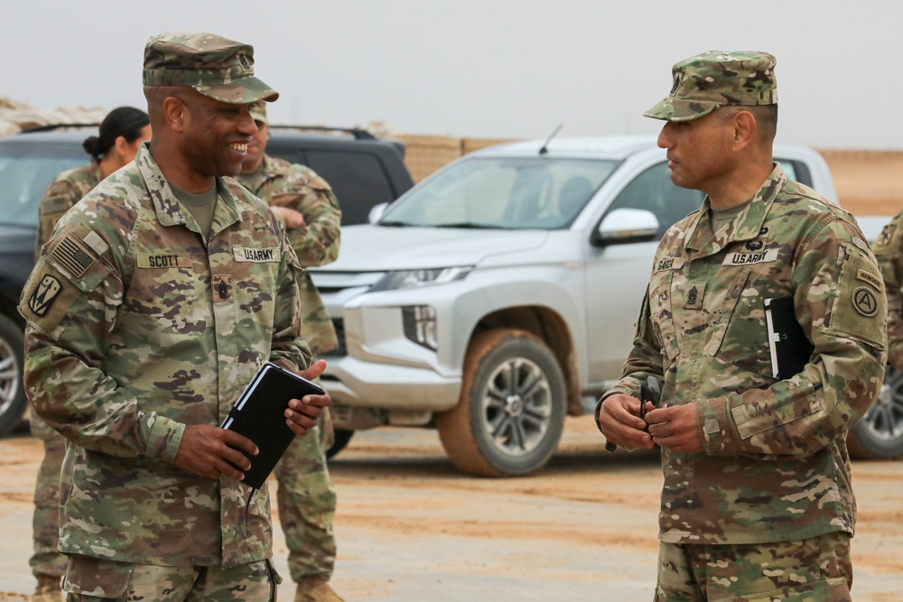 U.S. Army Command Sgt. Maj. Jacinto Garza Motivates Soldiers