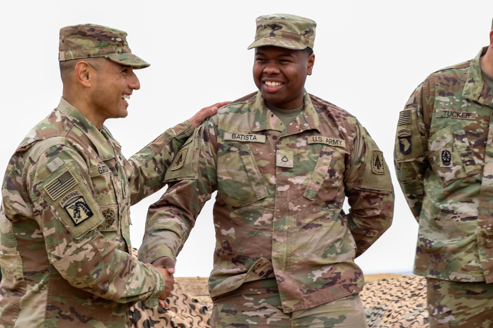 U.S. Army Command Sgt. Maj. Jacinto Garza Motivates Soldiers