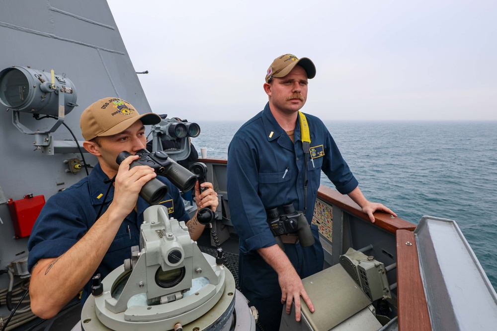 USS John Finn Conducts Taiwan Strait Transit