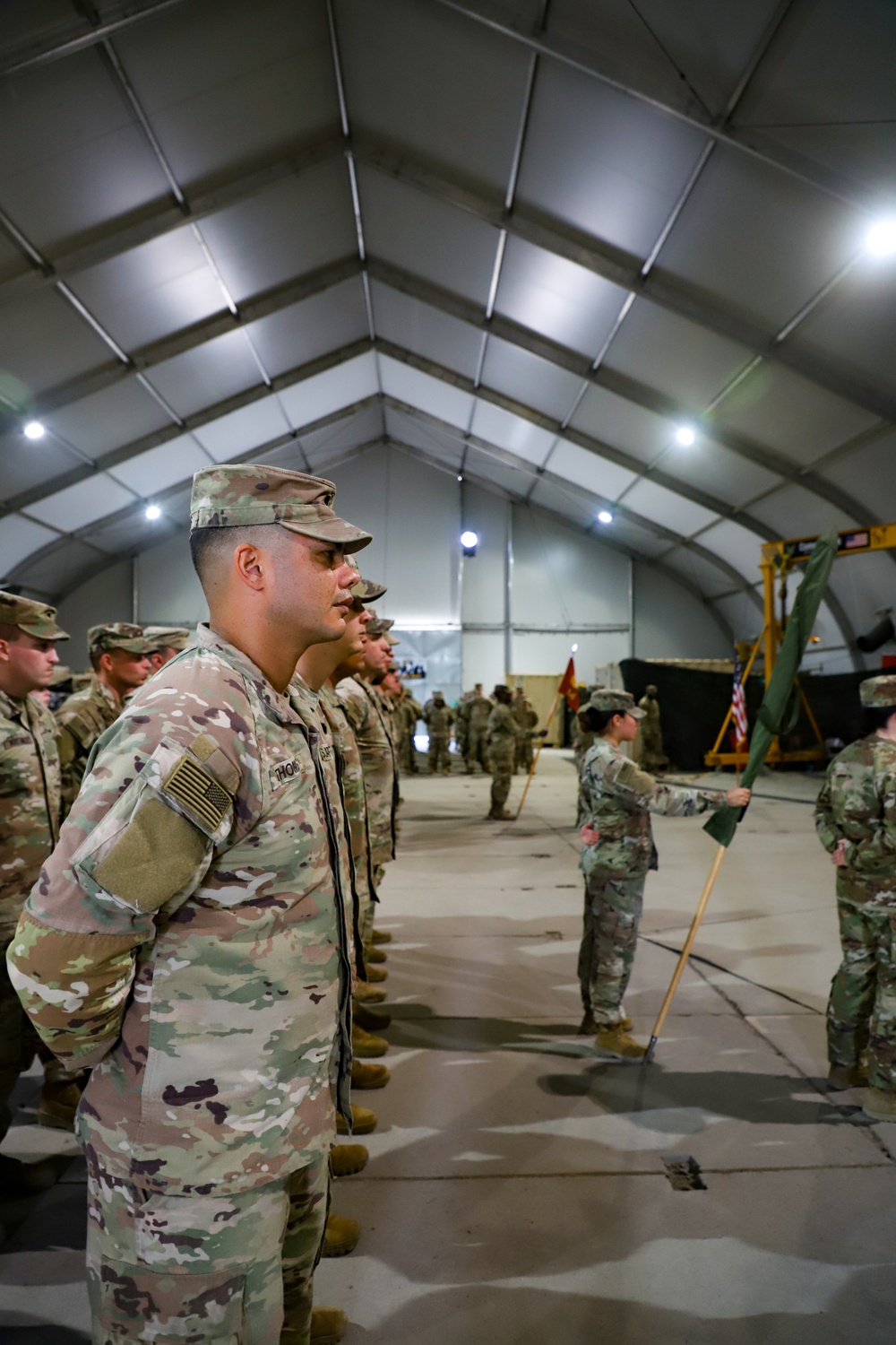 Sustainment Soldiers host company Transfer of Authority