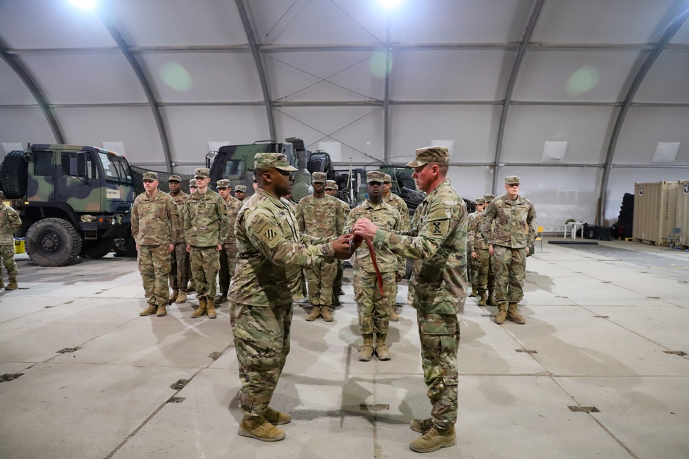 Sustainment Soldiers host company Transfer of Authority