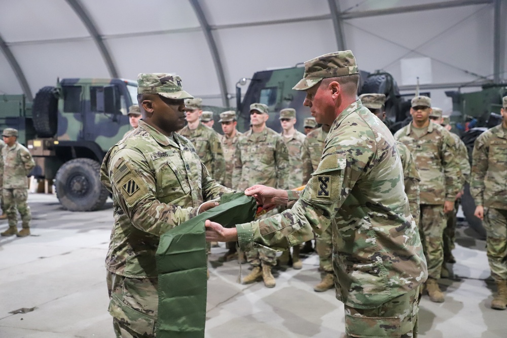 Sustainment Soldiers host company Transfer of Authority