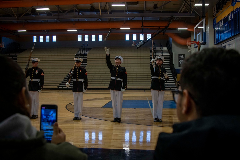 The Battle Color Detachment in Las Vegas