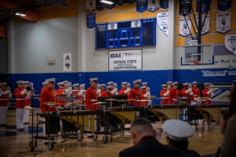 The Battle Color Detachment in Las Vegas