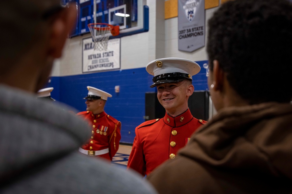 The Battle Color Detachment in Las Vegas