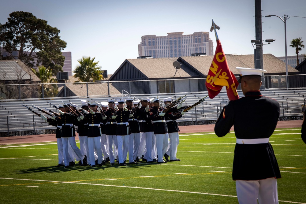 The Battle Color Detachment in Las Vegas