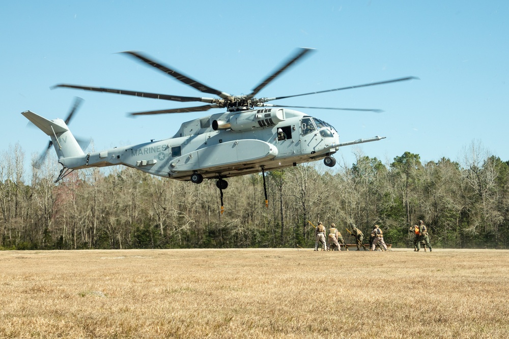 U.S. Marines utilize CH-53K King Stallion for HST exercise