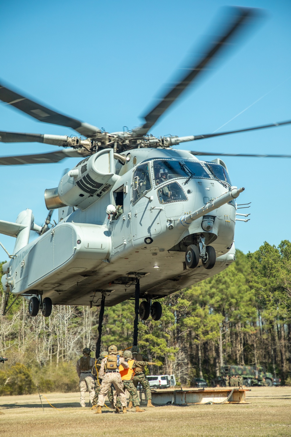 U.S. Marines utilize CH-53K King Stallion for HST exercise