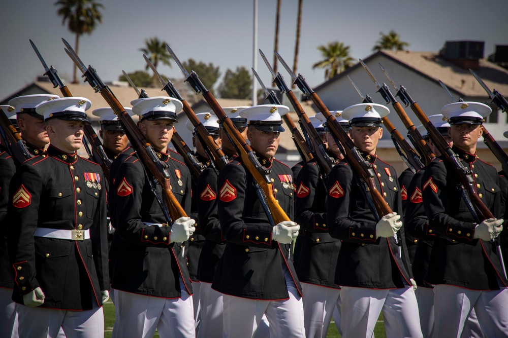 The Battle Color Detachment in Las Vegas