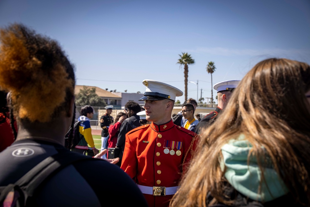 The Battle Color Detachment in Las Vegas