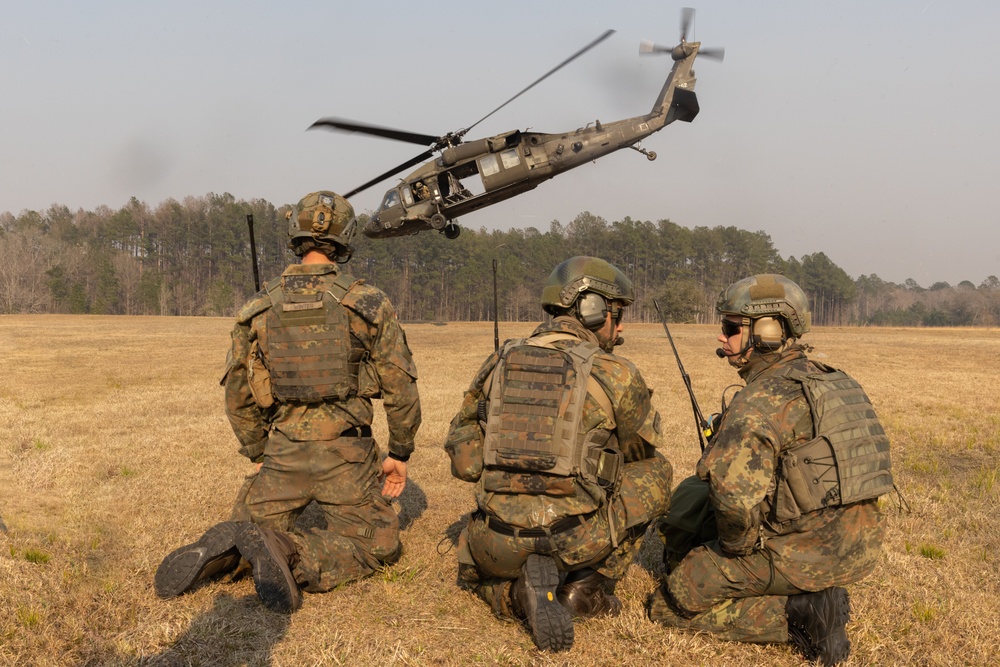 German Army JTACs train at TBR