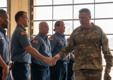 AETC command chief takes closer look at Maxwell missions, engages with Airmen