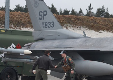 480th Fighter Squadron conducts Agile Combat Employment movement in Baltic region with NATO allies