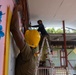 Cobra Gold 24; Marines with Marine Wing Support Squadron 171 work on electrical wiring and concrete prep