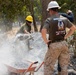 Cobra Gold 24; Marines with Marine Wing Support Squadron 171 work on electrical wiring and concrete prep