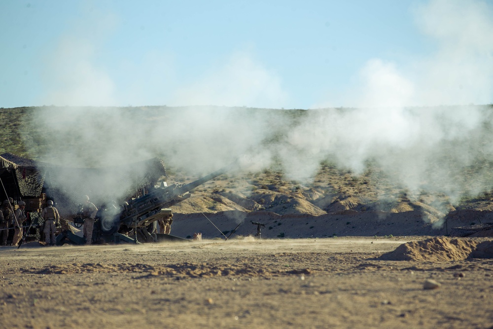 2d Battalion 6th Marines and 2d Battalion 11th Marines conduct FSCEX